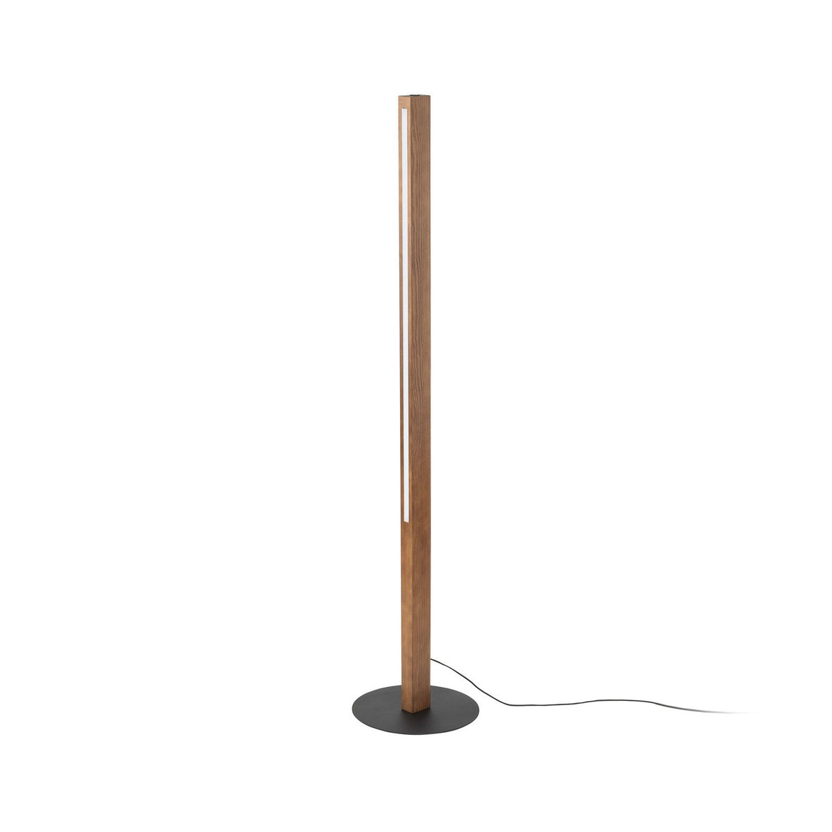 LED Holzstehleuchte Teo Standlampe LED Leuchte walnuss 120 cm Touchdimmer - 5901780514105