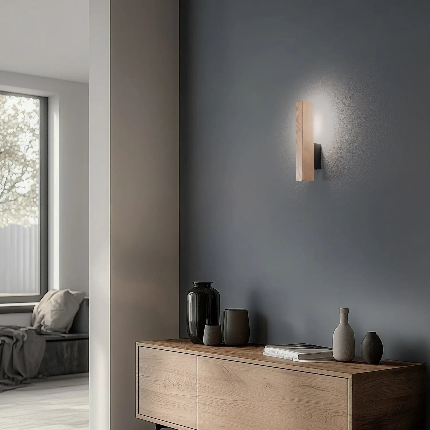 B-Ware Tk Lighting Wandlampe Wandleuchte Led Teo Kiefer 31 Cm 3000 K Siehe Text/Foto - 5901780566180