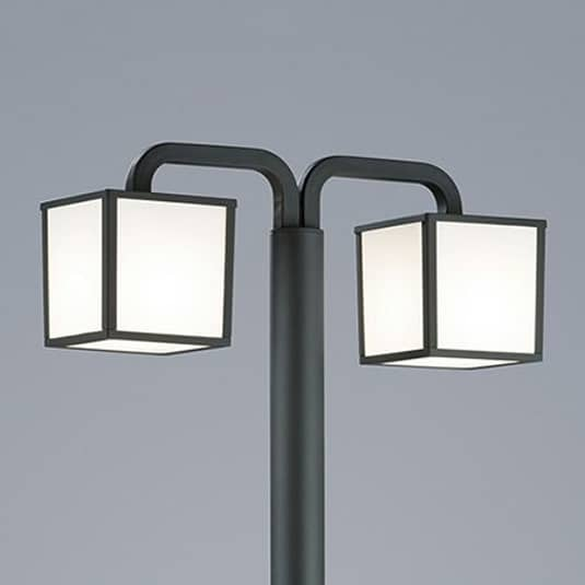 B-Ware Trio Lighting Led Mastleuchte Cubango Mit 2 Würfel Schirmen Laterne 2 Stück - 4017807282405