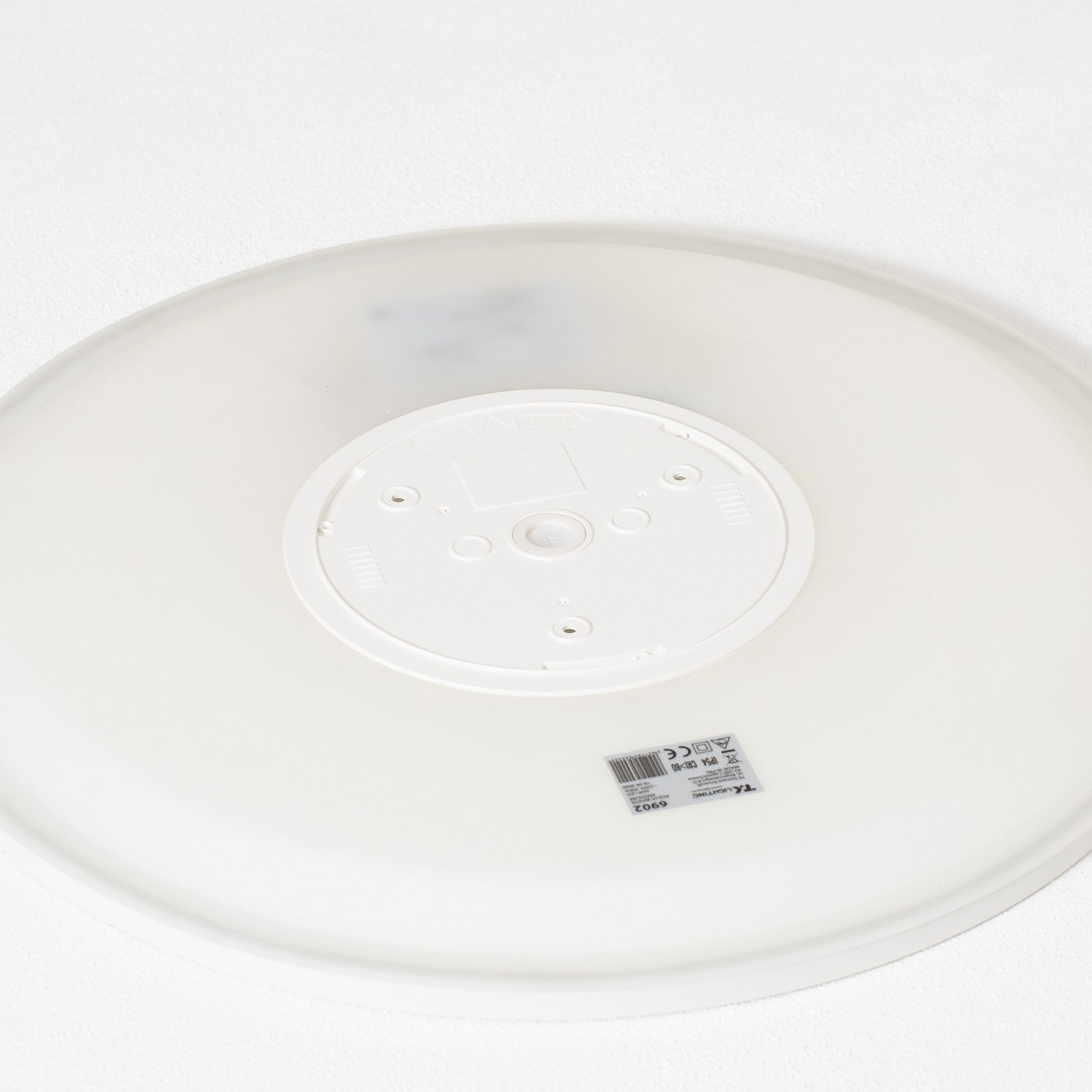 B-Ware Aqua Led Panel Deckenleuchte Licht ø 40 Cm Weiß Metall Kunststoff Cct Dimmbar - 5901780569020