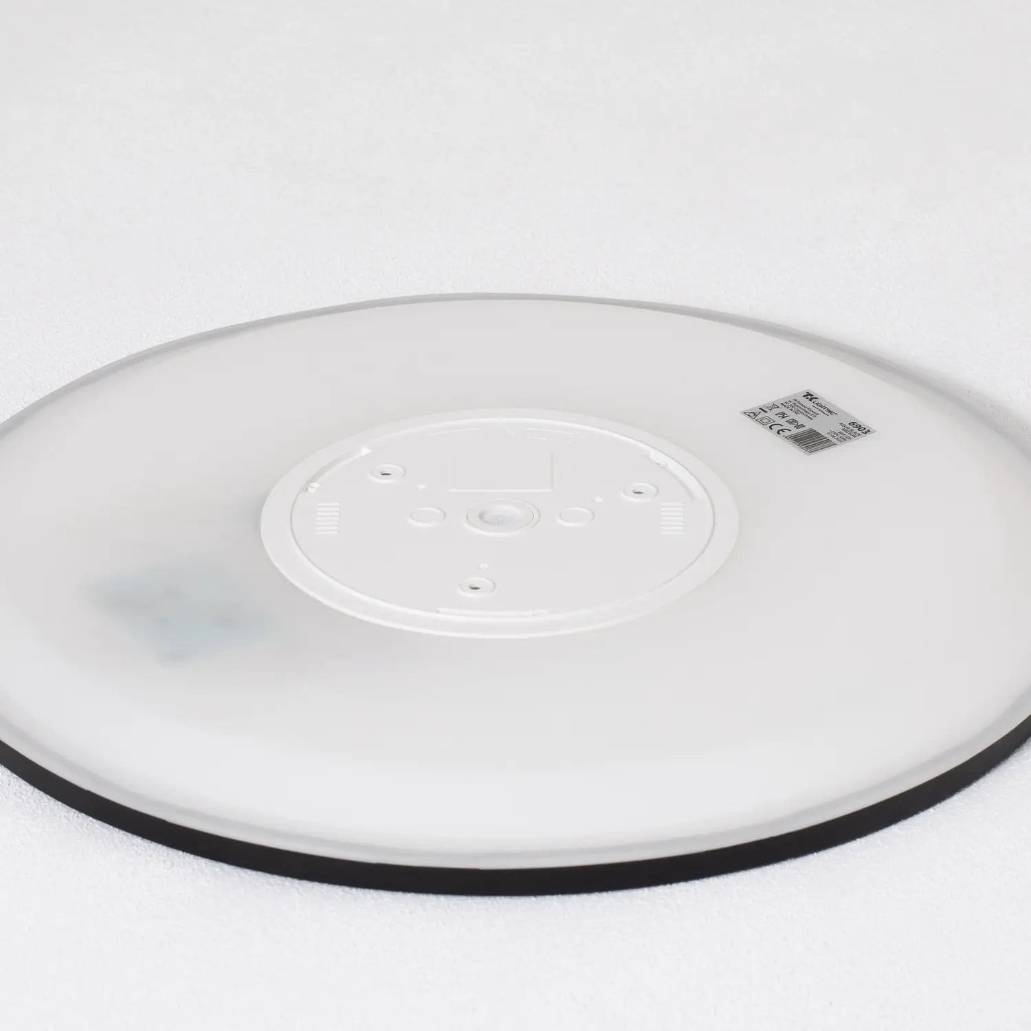 B-Ware Led Panel Aqua Deckenleuchte Lampe ø 40 Cm Schwarz Metall Kunststoff Cct Dim - 5901780569037