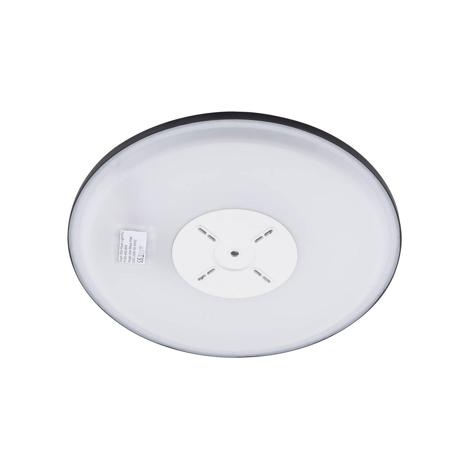B-Ware Aqua Led Panel Deckenleuchte Lampe Schwarz Metall Kunststoff Dimmbar Cct 40 Cm