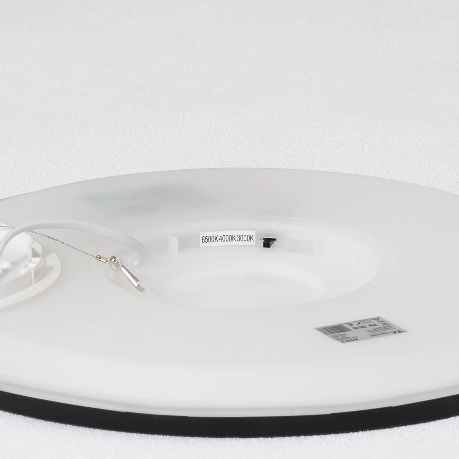 B-Ware Led Panel Aqua Deckenleuchte Lampe ø 40 Cm Schwarz Metall Siehe Text/Foto - 5901780569037