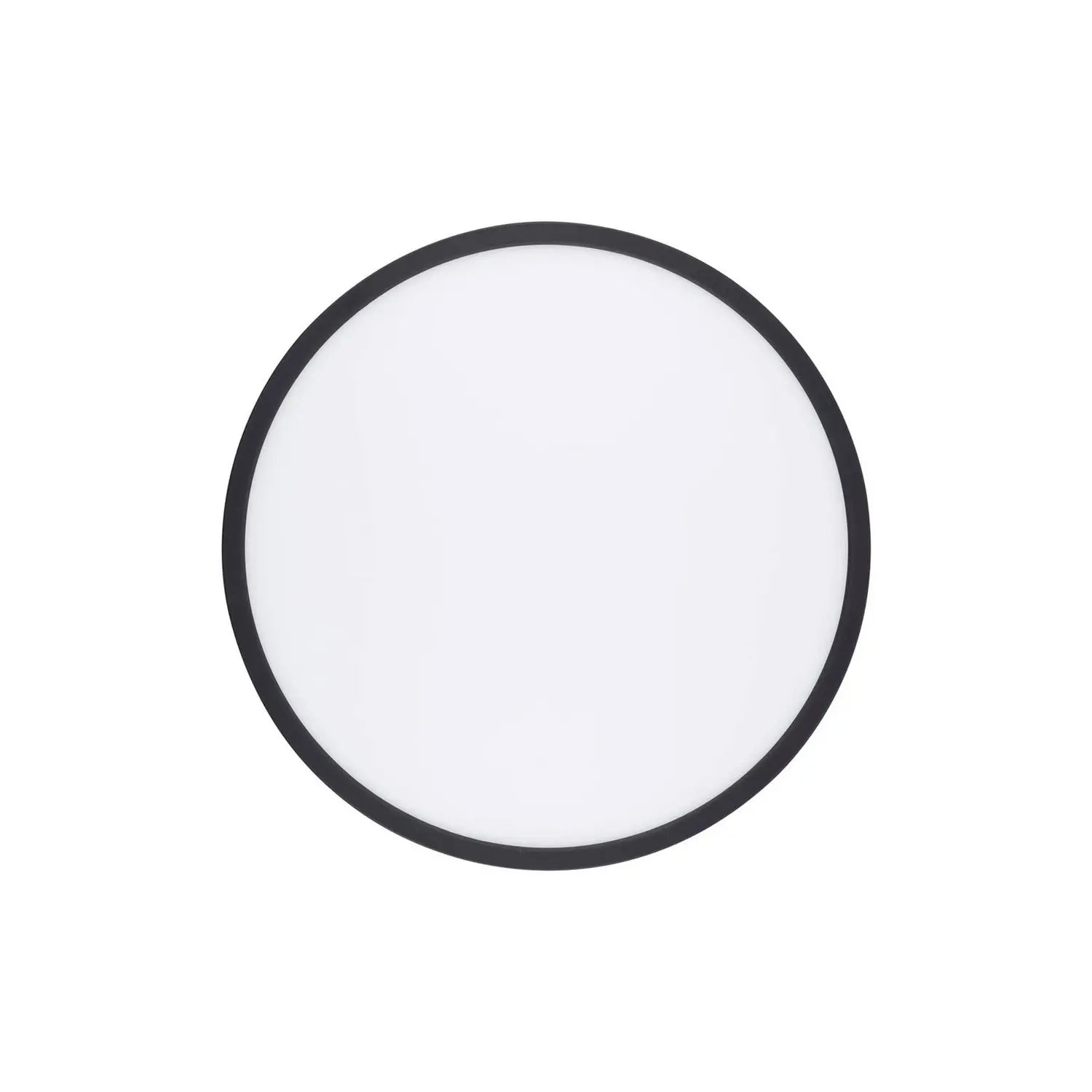 B-Ware Led Panel Aqua Deckenleuchte Lampe ø 40 Cm Schwarz Metall Kunststoff Cct Dim - 5901780569037