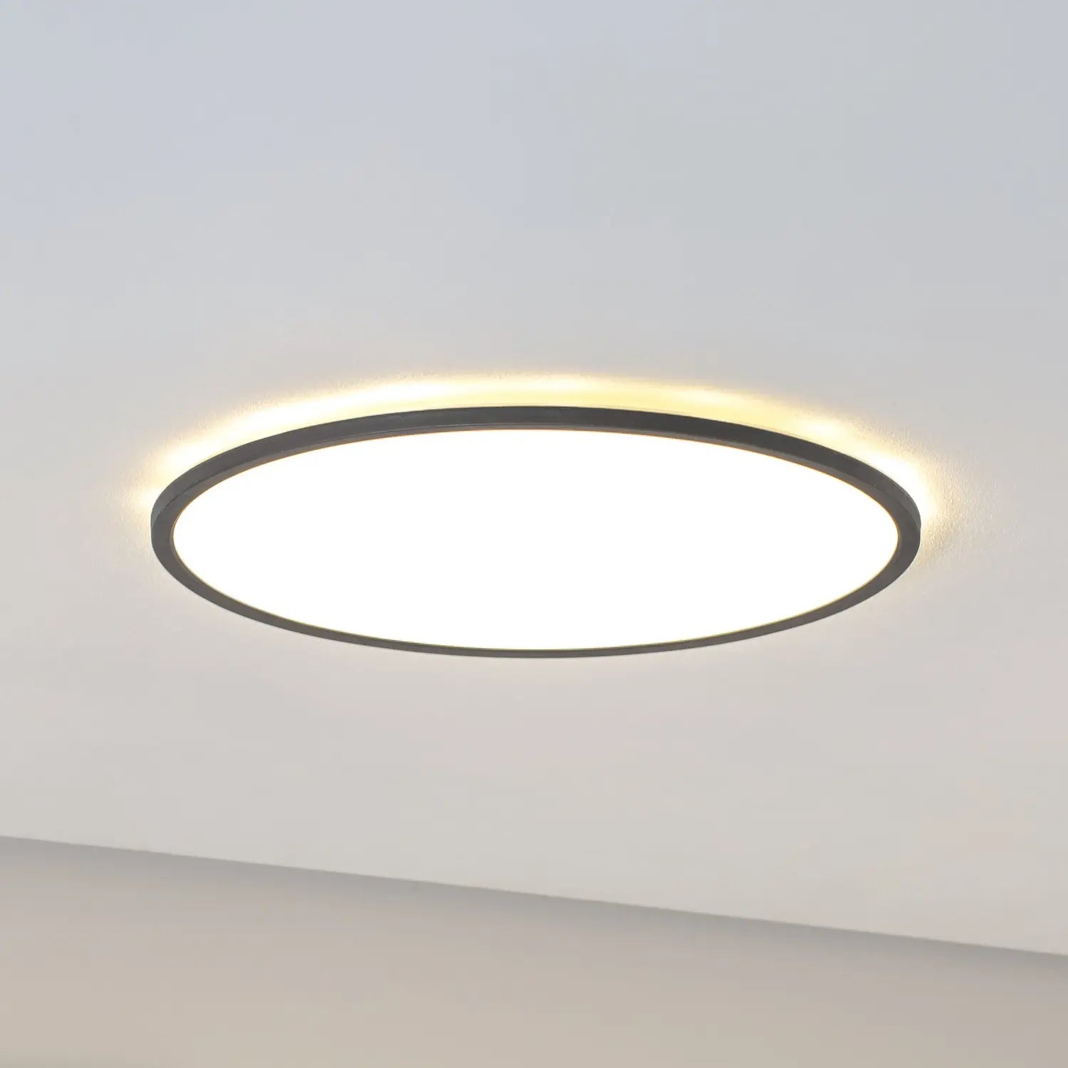 B-Ware Tk Lighting Led Panel Deckenleuchte Panel Aqua Led Rund Schwarz Metall  718 - 5901780569051