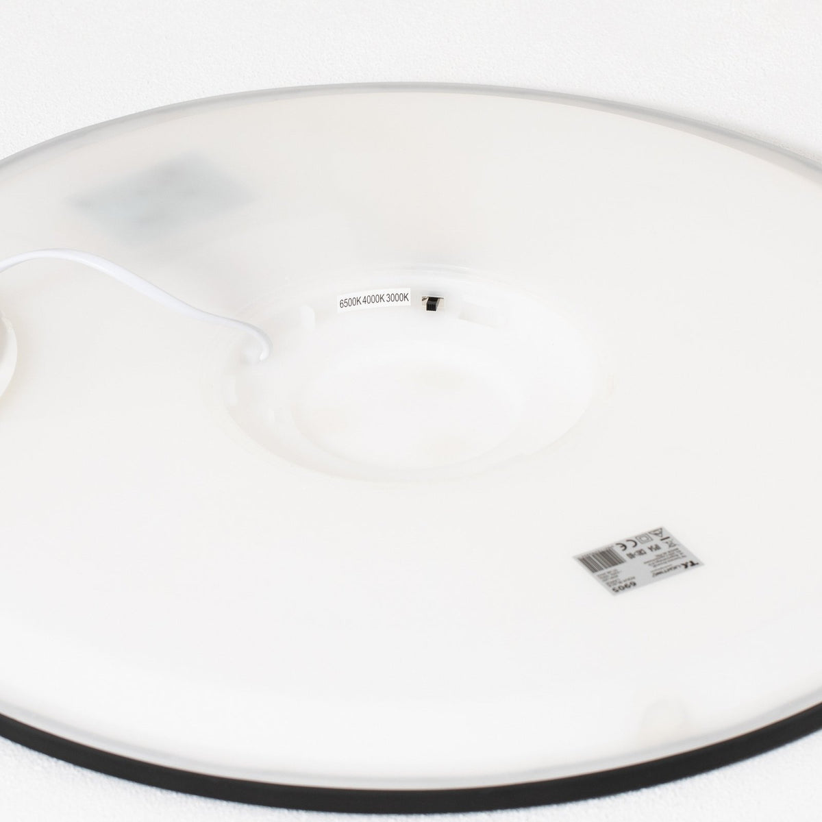 TK Lighting LED-Panel Deckenleuchte Panel Aqua LED rund schwarz Metall  718 - 5901780569051