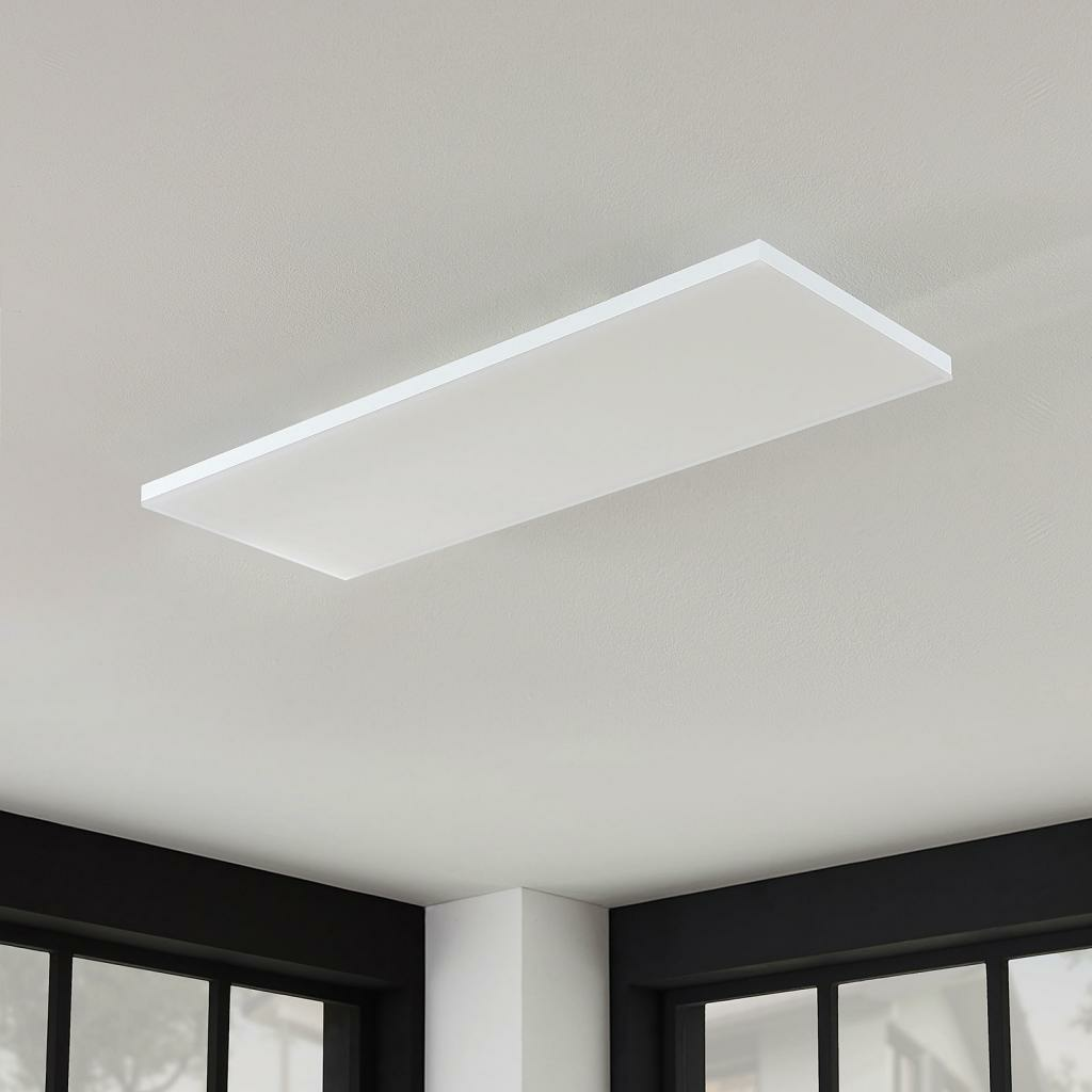 B-Ware Lampenwelt Led Panel Deckenlampe Lampe Blaan Cct Fernbedienung 79,5 X 29,5 Cm - 4251096558739