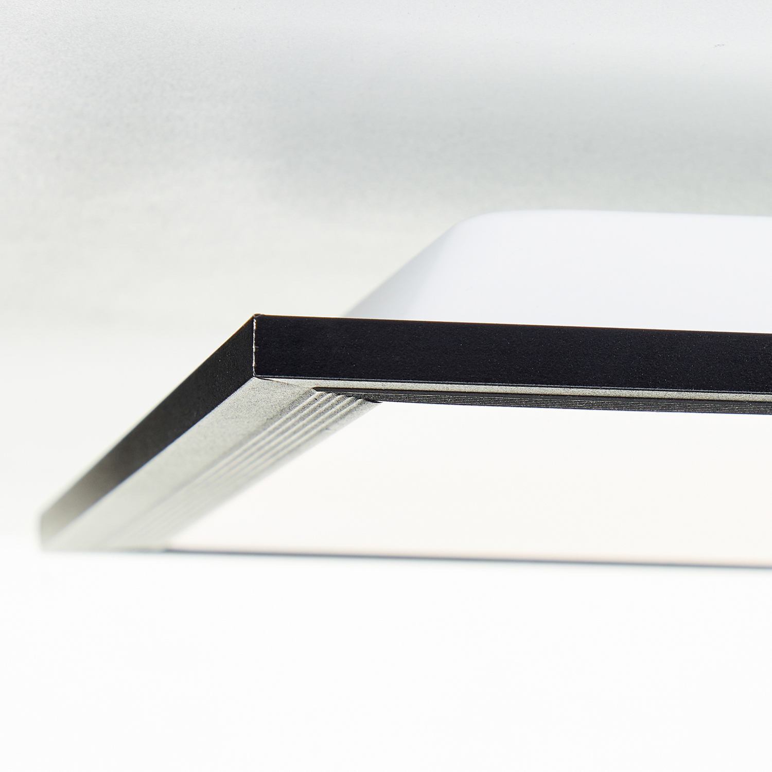 B-Ware Brilliant Led Panel Briston Schwarz Cct 3.000 K   6.500 K Deckenlampe Lampe Spot - 4004353425226