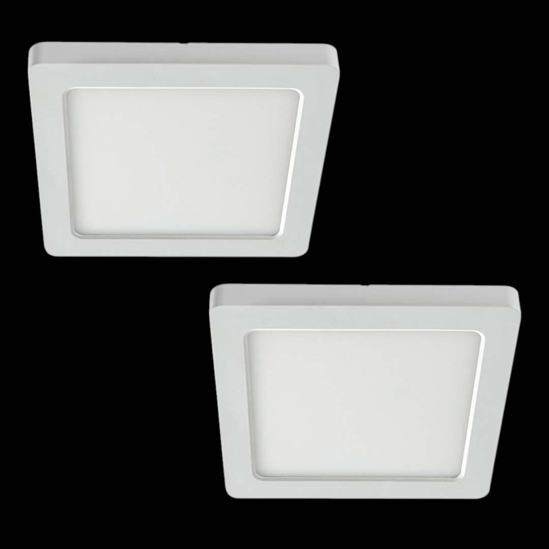 Heitronic Led Panel Flächenleuchte Selesto Dimmbar Weiß Quadratisch 2 Stück B-Ware - 4002940019193