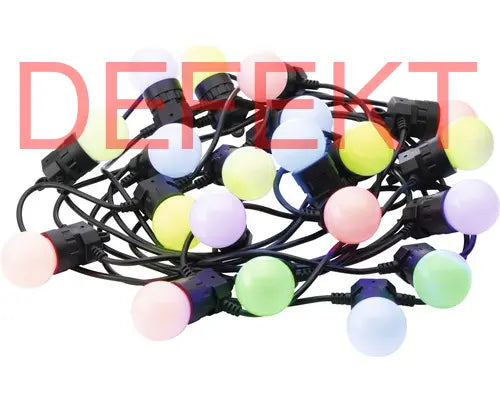 D-Ware Twinkly 20 Led Lichterkette Kette Partylicht Beleuchtung G45 Ip44 Defektware - 8056326671563