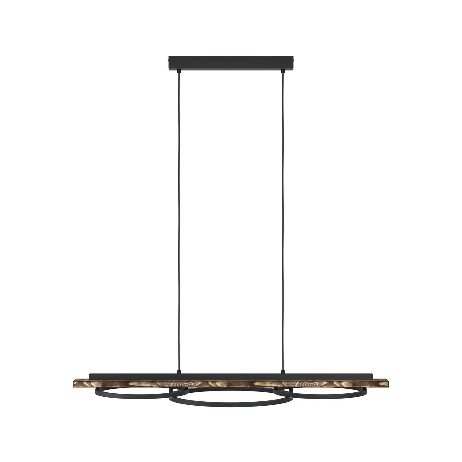 Eglo Pendellampe Hängelampe Led Boyal Holz Braun 101cm 3 Flg B-Ware - 9002759996246