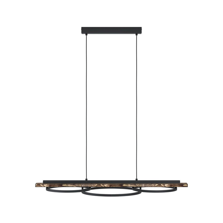 Eglo Pendellampe Hängelampe Led Boyal Holz Braun 101cm 3 Flg B-Ware - 9002759996246
