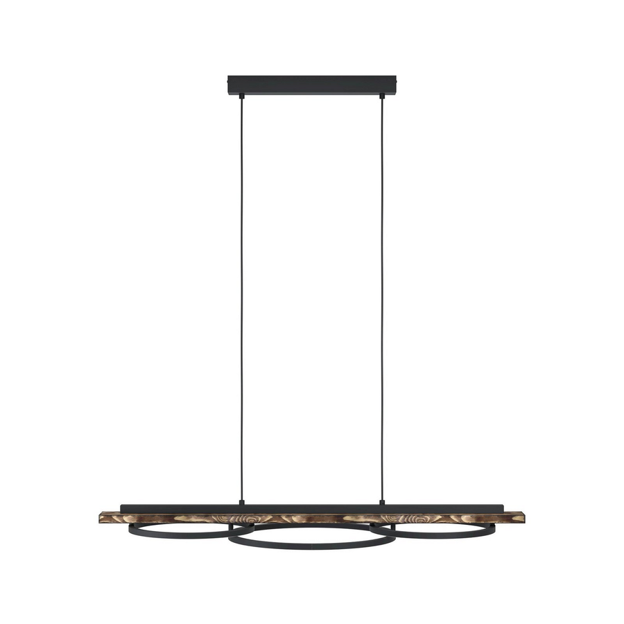 Eglo Pendellampe Hängelampe Led Boyal Holz Braun 101cm 3 Flg B-Ware - 9002759996246
