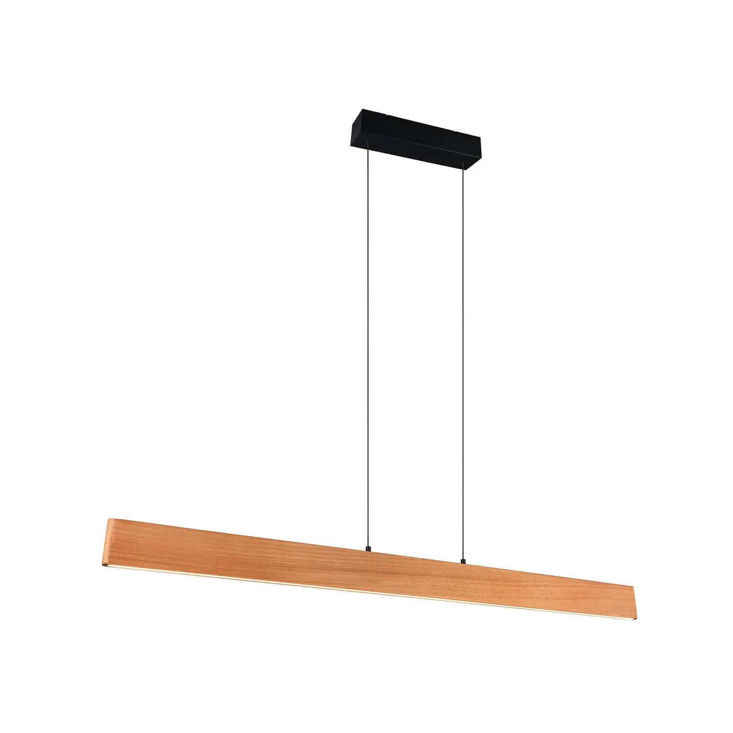 B-Ware Trio Lighting Led Pendelleuchte Hängelampe Edgewood Holz Dimmbar L150cm544 - 4017807662252