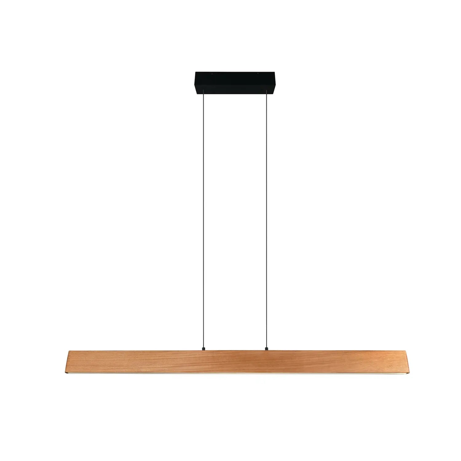 B-Ware Trio Lighting Led Pendelleuchte Hängelampe Edgewood Holz Dimmbar L150cm544 - 4017807662252