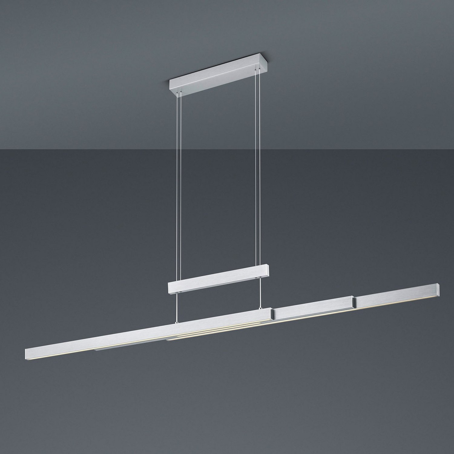 B-Ware Trio Lighting Led Pendelleuchte Pendelleuchte Lampe Leuchte Trajan 42 W Nickel Ma - 4017807472226