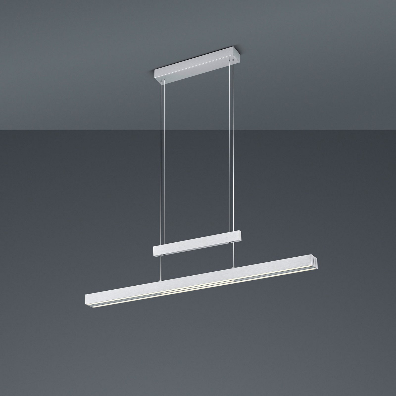 B-Ware Trio Lighting Led Pendelleuchte Pendelleuchte Lampe Leuchte Trajan 42 W Nickel Ma - 4017807472226