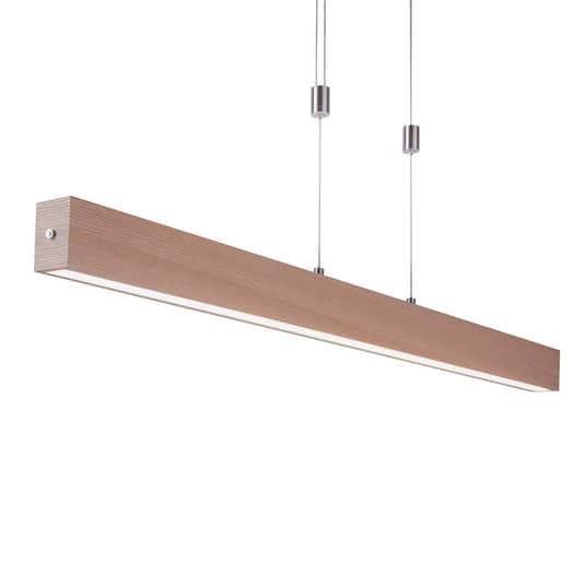 Leuchten Direkt LED-Pendelleuchte Amanda Hängelampe Lampe LED Holzoptik dimmbar - 4043689971199