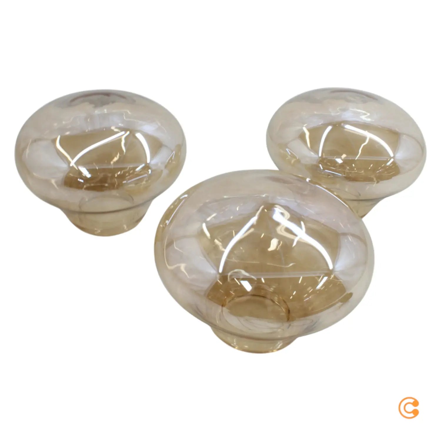 B-Ware Fabas Luce Pendelleuchte Hängeleuchte Deva Led Amber Glas Metall Dimmbar 115 Cm - 8019282546641
