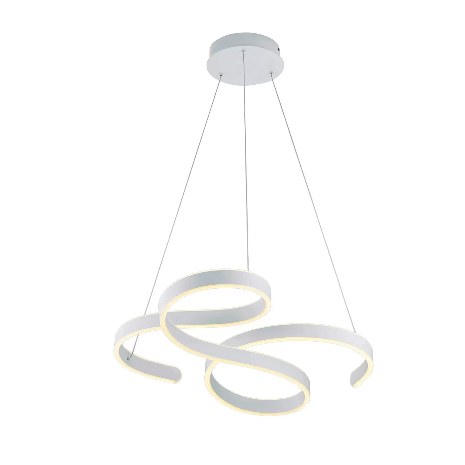 Trio Lighting Led Pendelleuchte Francis Hängeleuchte Hängelampe Lampe Weiß Matt B-Ware - 4017807451801