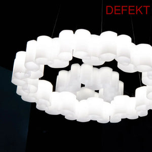 D-Ware Stilnovo Pendelleuchte Hängelampe Lampe Led Dimmbar Weiß Pc 58 Cm Defektware