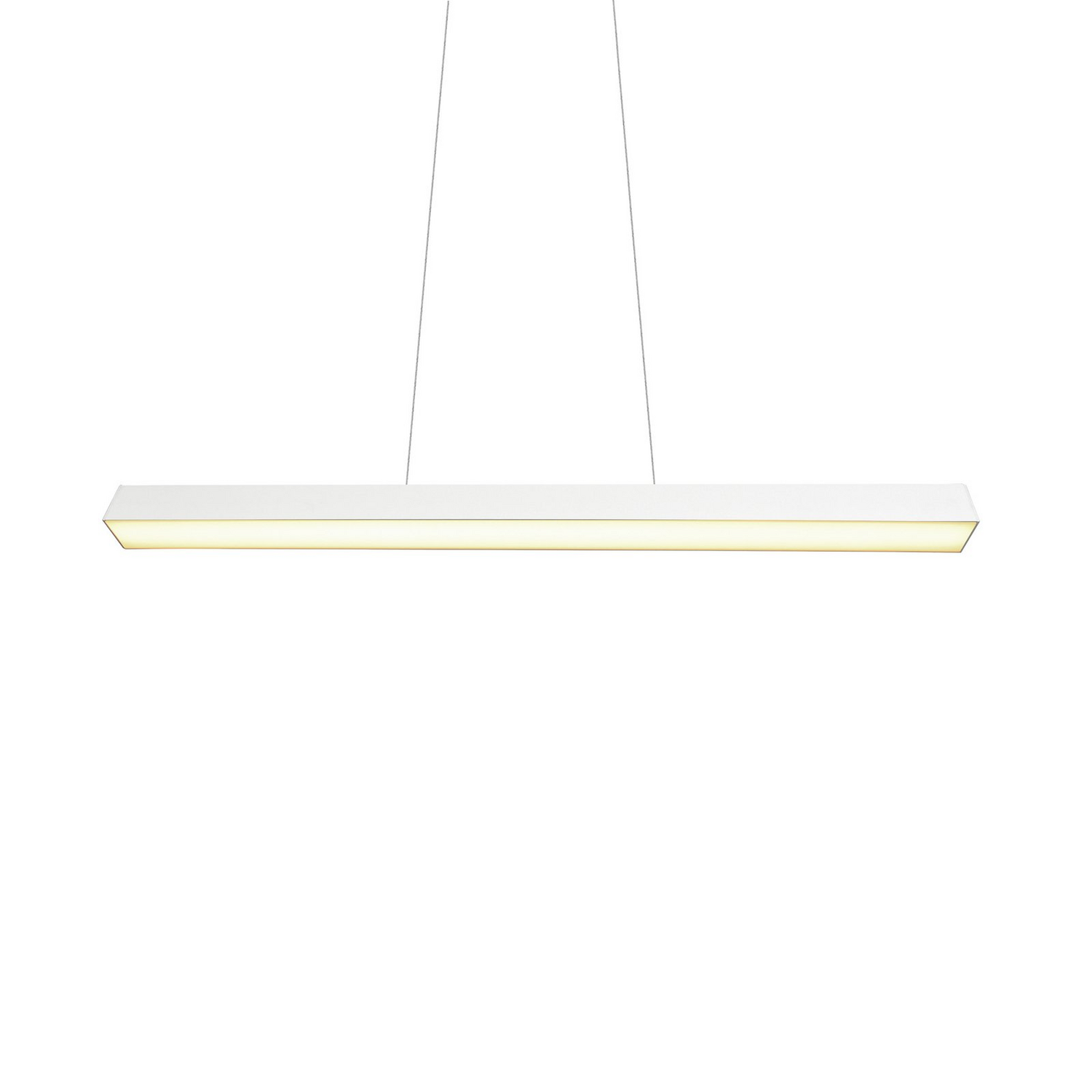 B-Ware Trio Lighting Led Pendelleuchte Paros Du Oline Balken Weiß Matt Hängelampe La261 - 4017807505931