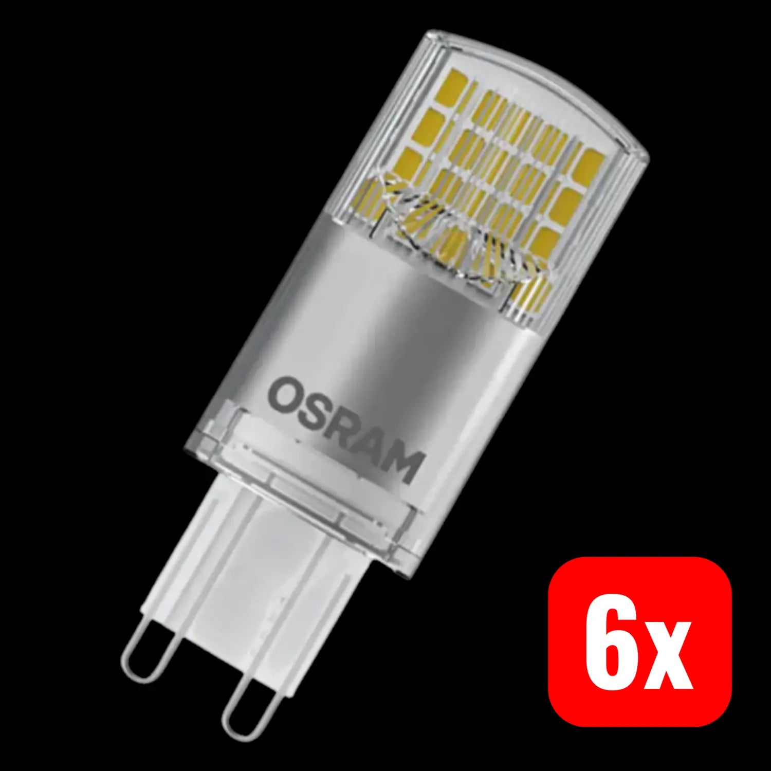 B-Ware Osram Led Stiftlampe Leuchtmittel G9 Universalweiß Klar 470lm 4,2 W 6 Stück - 4058075432420
