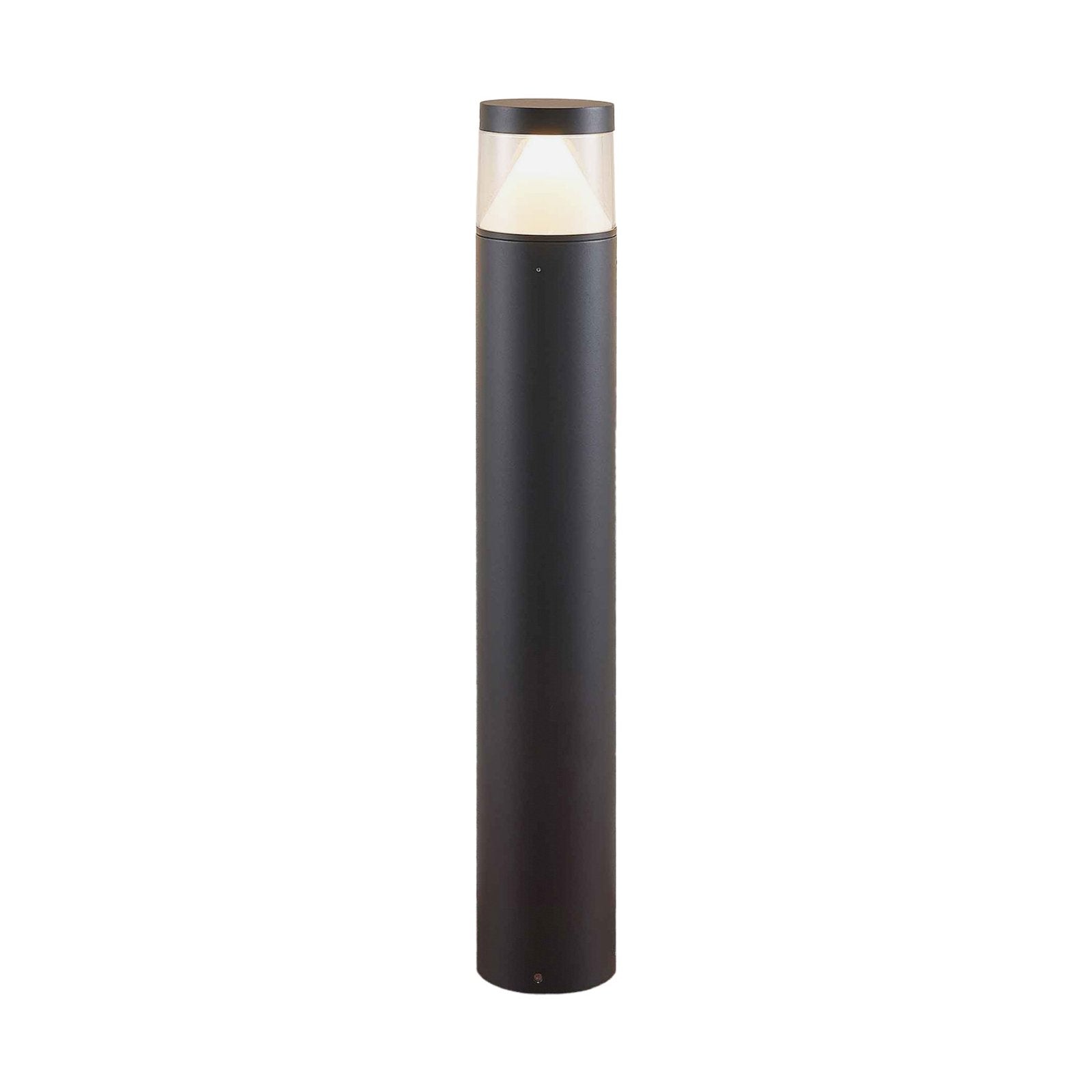 Lucande Pollerleuchte Pollerlampe LED Wegelampe Darja dunkelgrau Aluminium144 - 4251096556162