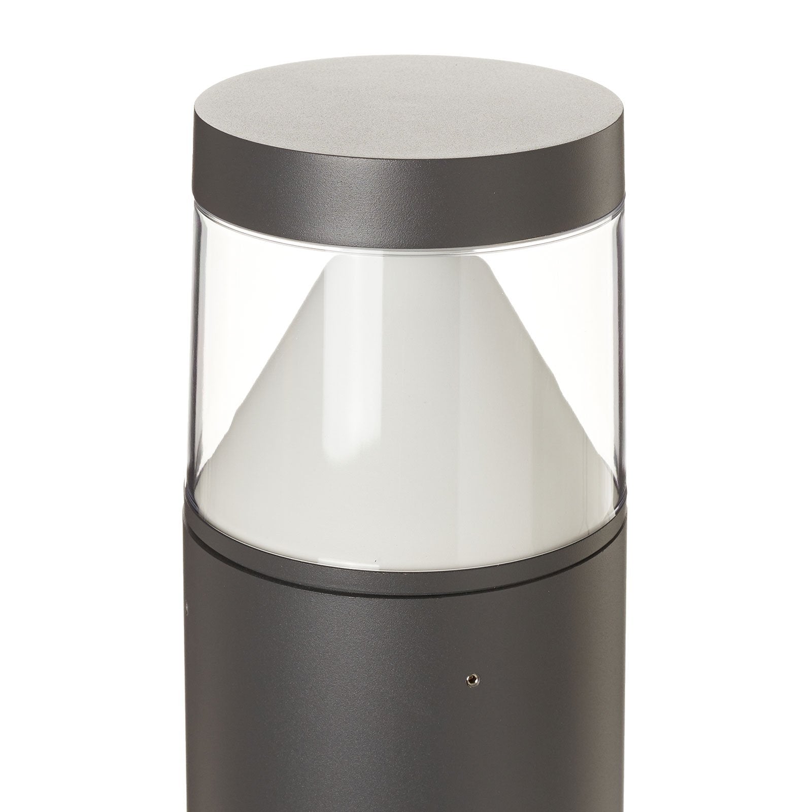 Lucande Pollerleuchte Pollerlampe LED Wegelampe Darja dunkelgrau Aluminium144 - 4251096556162