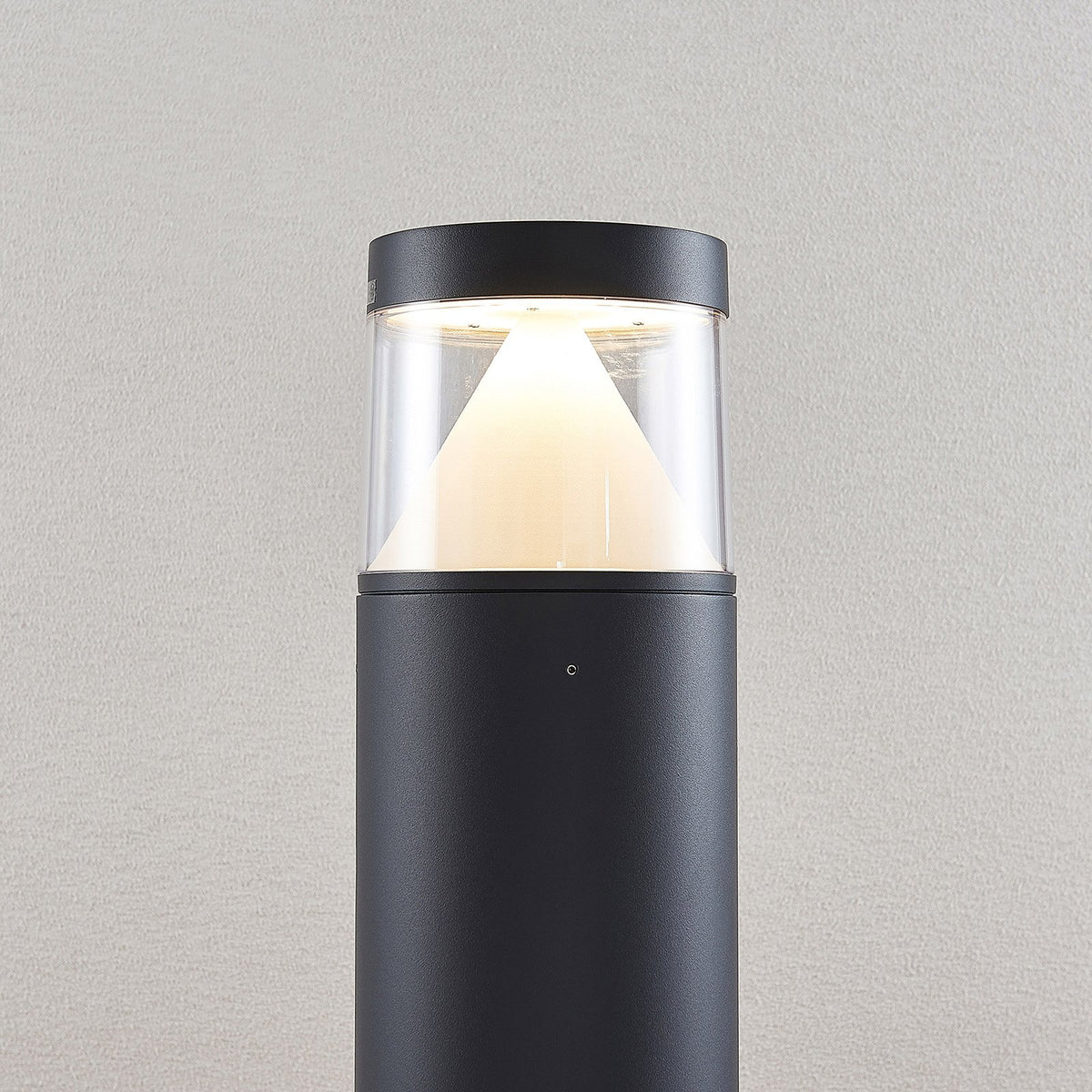 Lucande Pollerleuchte Pollerlampe LED Wegelampe Darja dunkelgrau Aluminium144 - 4251096556162