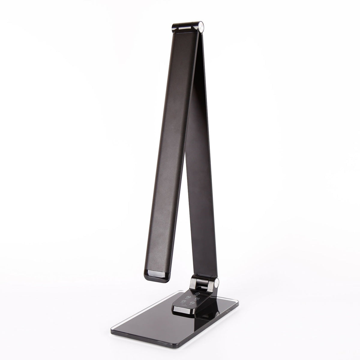 Aluminor Schreibtischleuchte Tischlampe LED Starglass Glasfuß Schwarz - 3131130365053
