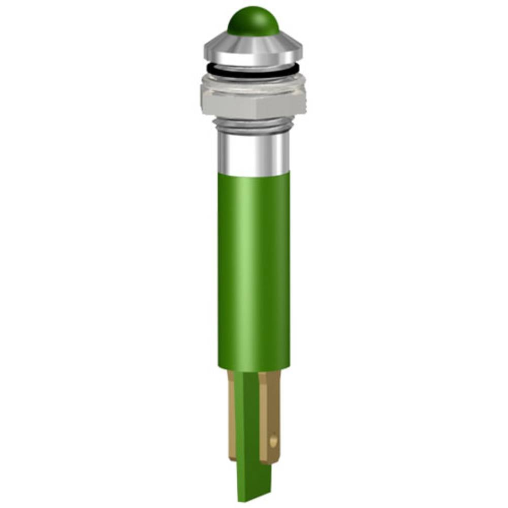 Signal Construct Led Signalleuchte Grün 230 V/Ac 130 V/Dc Tray ø8mm 6 Stück B-Ware - 2050007088226