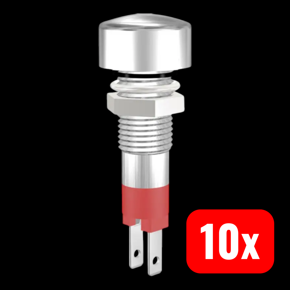 Signal Construct LED-Signalleuchte SMLD 08014 RT 24V Leuchte Signal Rot 10 STÜCK - 2050000010774