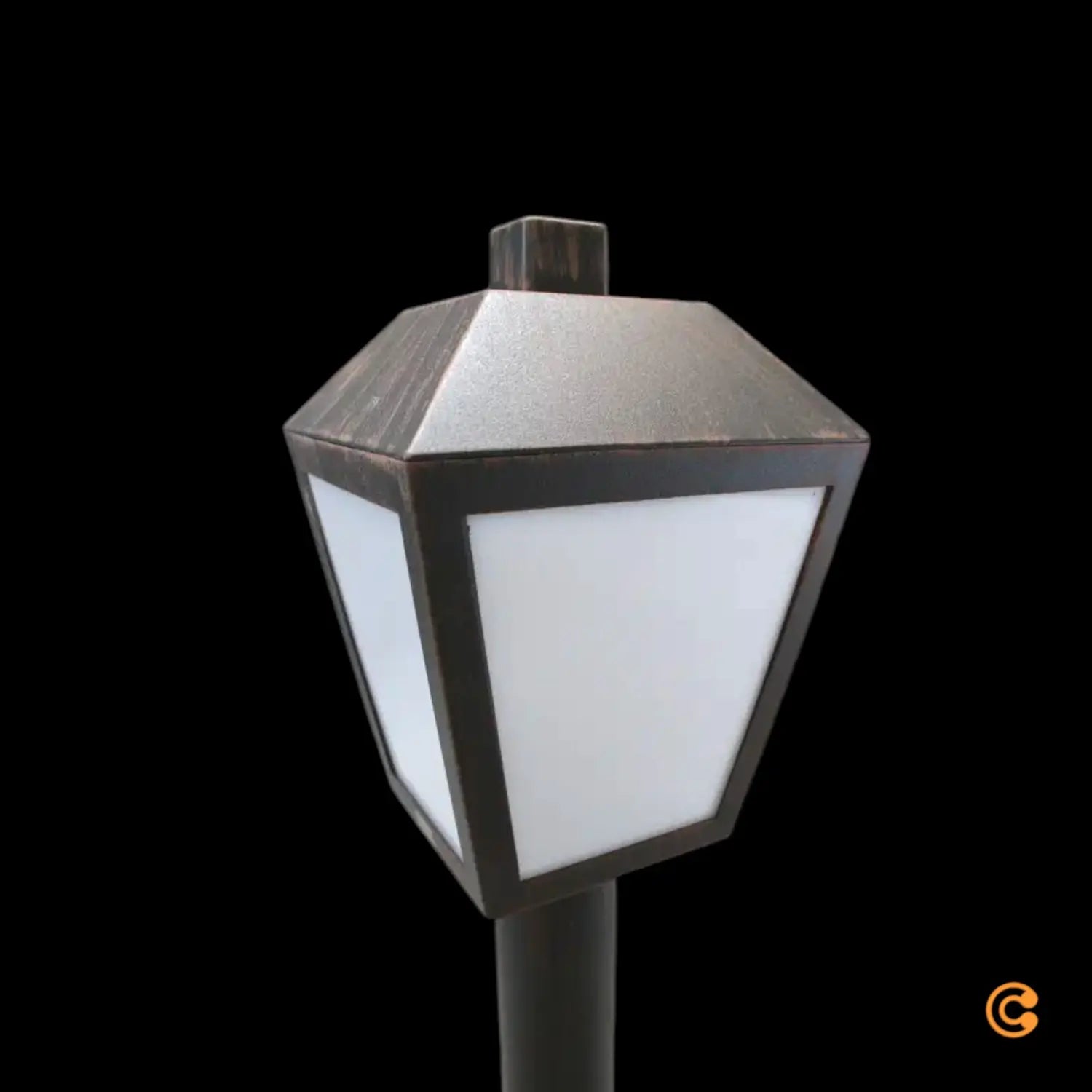 B-Ware Bendix Sockelleuchte Außenleuchte Laterne Led Gartenlampe Schwarz Kupfer Antik - 4251096553031