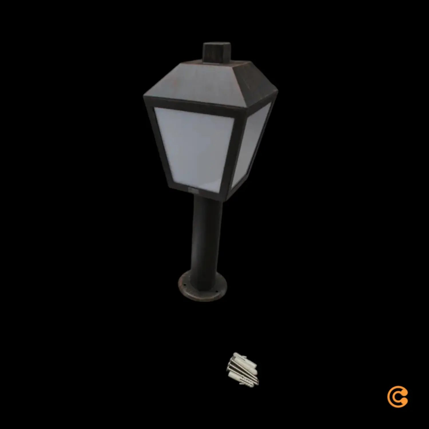B-Ware Bendix Sockelleuchte Außenleuchte Laterne Led Gartenlampe Schwarz Kupfer Antik - 4251096553031