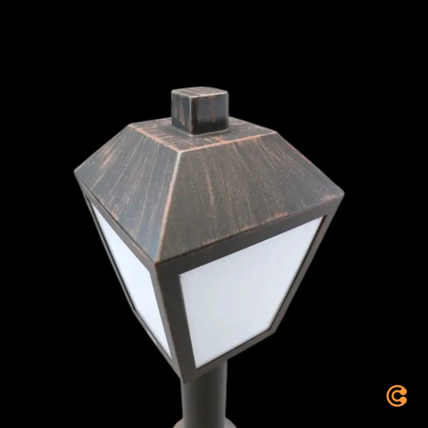 B-Ware Bendix Sockelleuchte Außenleuchte Laterne Led Gartenlampe Schwarz Kupfer Antik - 4251096553031
