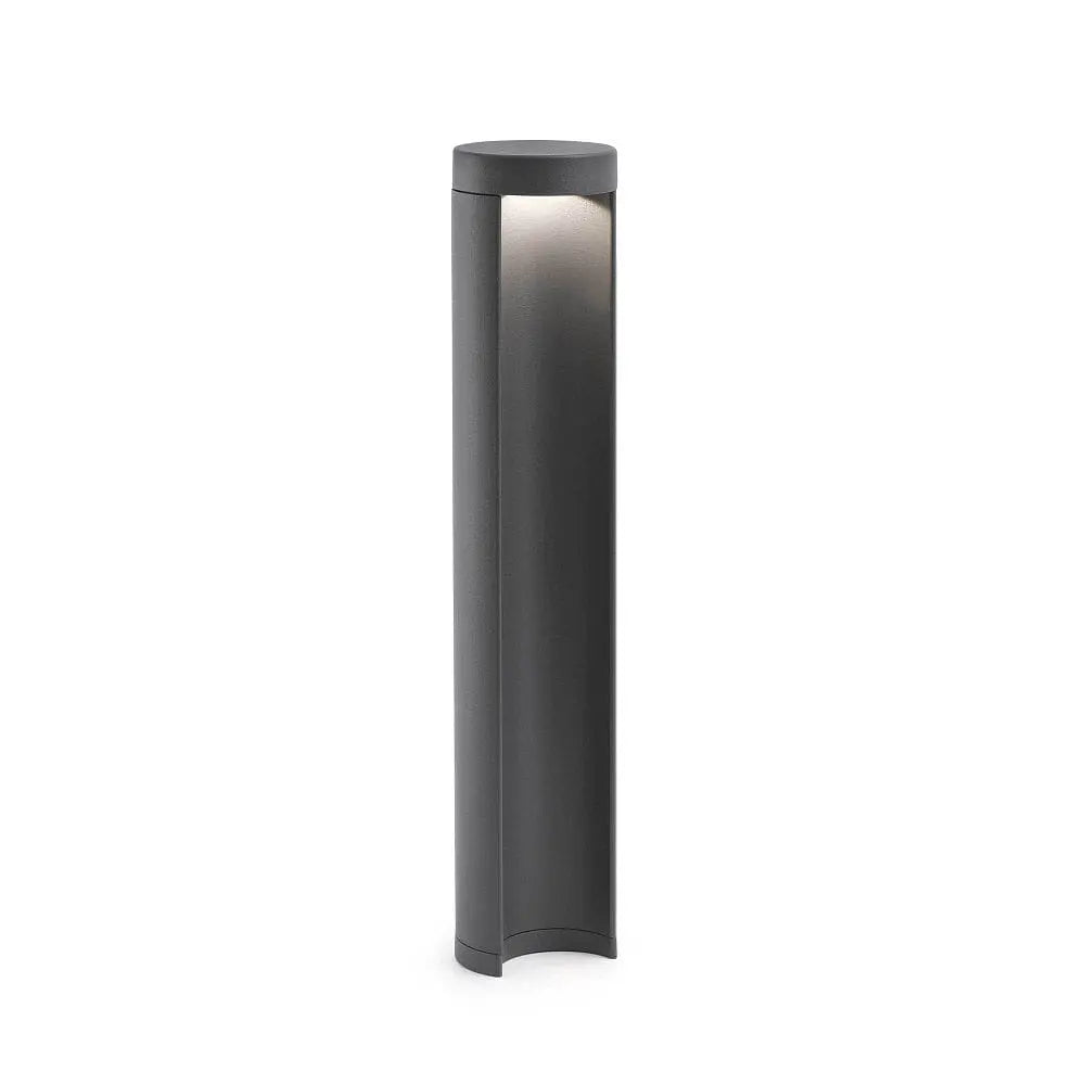 B-Ware Faro Barcelona Pollerleuchte Bodenleuchte Led Chandra H45cm Grau Aluminium  - 8421776082786
