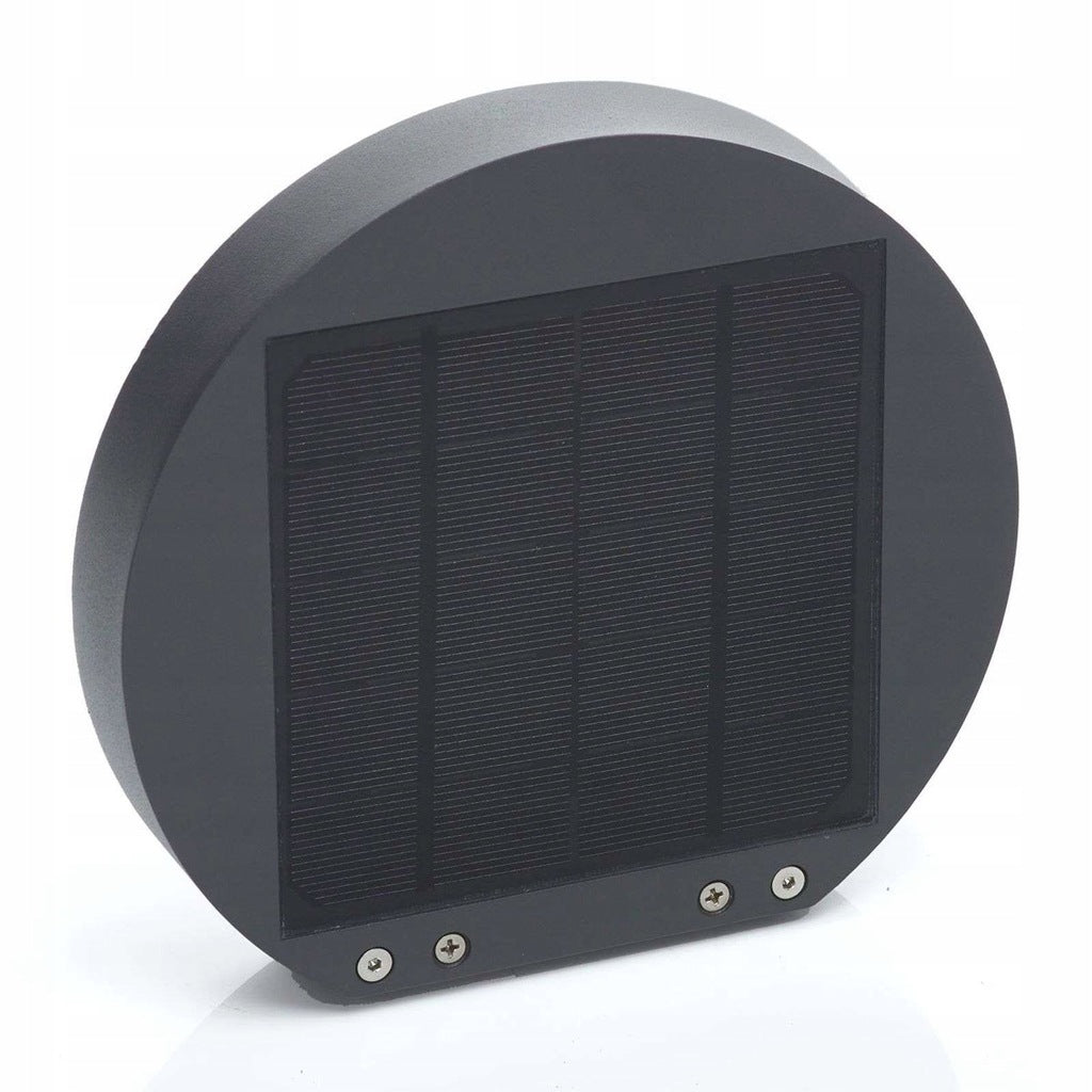 Lampenwelt LED-Solar-AußenWandleuchte Linja dunkelgrau Außenwandleuchte Außenlam - 4251096558609