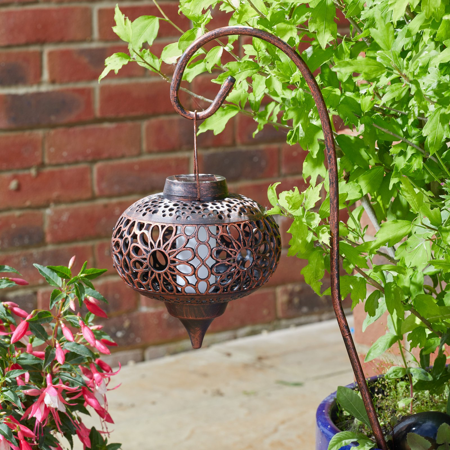 B-Ware Smart Garden Solarlampe Gartenleuchte Erdspießleuchte Osman Bronze 2er Set Lampe - 5050642067324