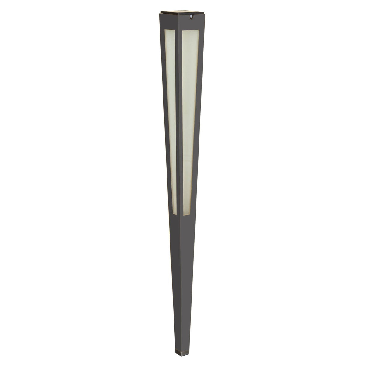 Les Jardins LED Solarfackel Gartenleuchte Sensor Tinka grau 120 cm Außenbereich - 3561615555271
