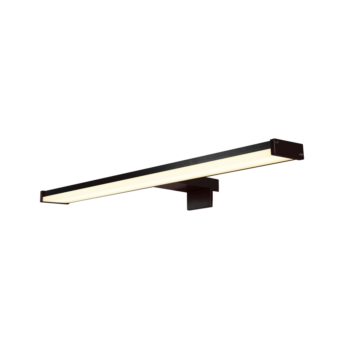 Kos LED-Spiegelleuchte Badeleuchte Spiegellicht schwarz Aluminium IP44 60cm - 5053423272573