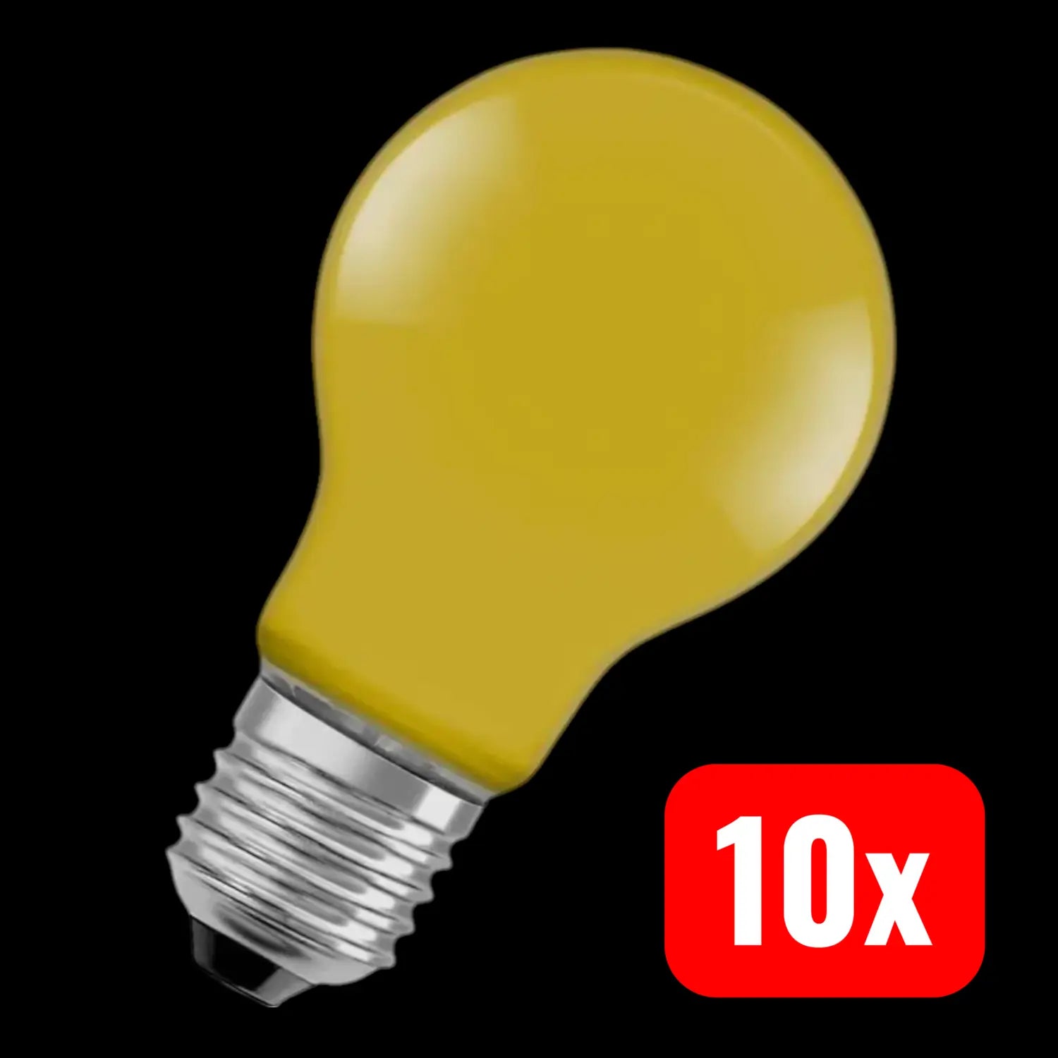 B-Ware Osram Led Lampe Glühbirne E27 Gelb Klar A60 230 V 2.5 W 2200 K Classic 10 Stück - 4058075433922