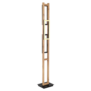 B-Ware Globo Led Stehlampe Illa Holzleuchte Lichtquelle Wohnzimmerlampe Holzdesign569