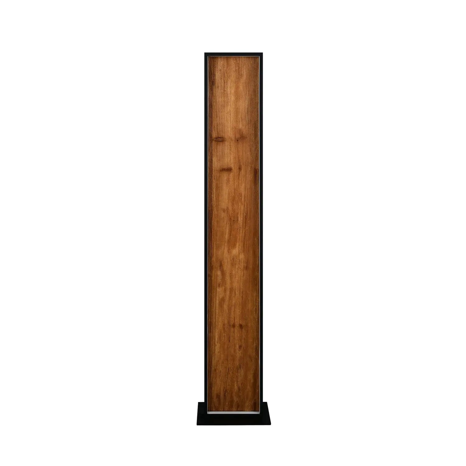 B-Ware Trio Lighting Stehlampe Standlampe Led Holz Schwarz Metall Schalter Dimmbar