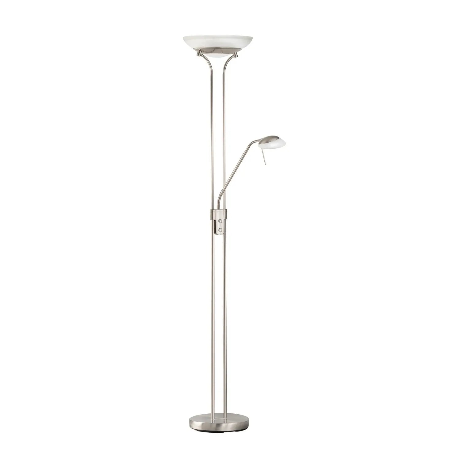 B-Ware Fischer Und Honsel Stehlampe Leselampe Led Pool Lesearm Cct Funktion Nickel M754