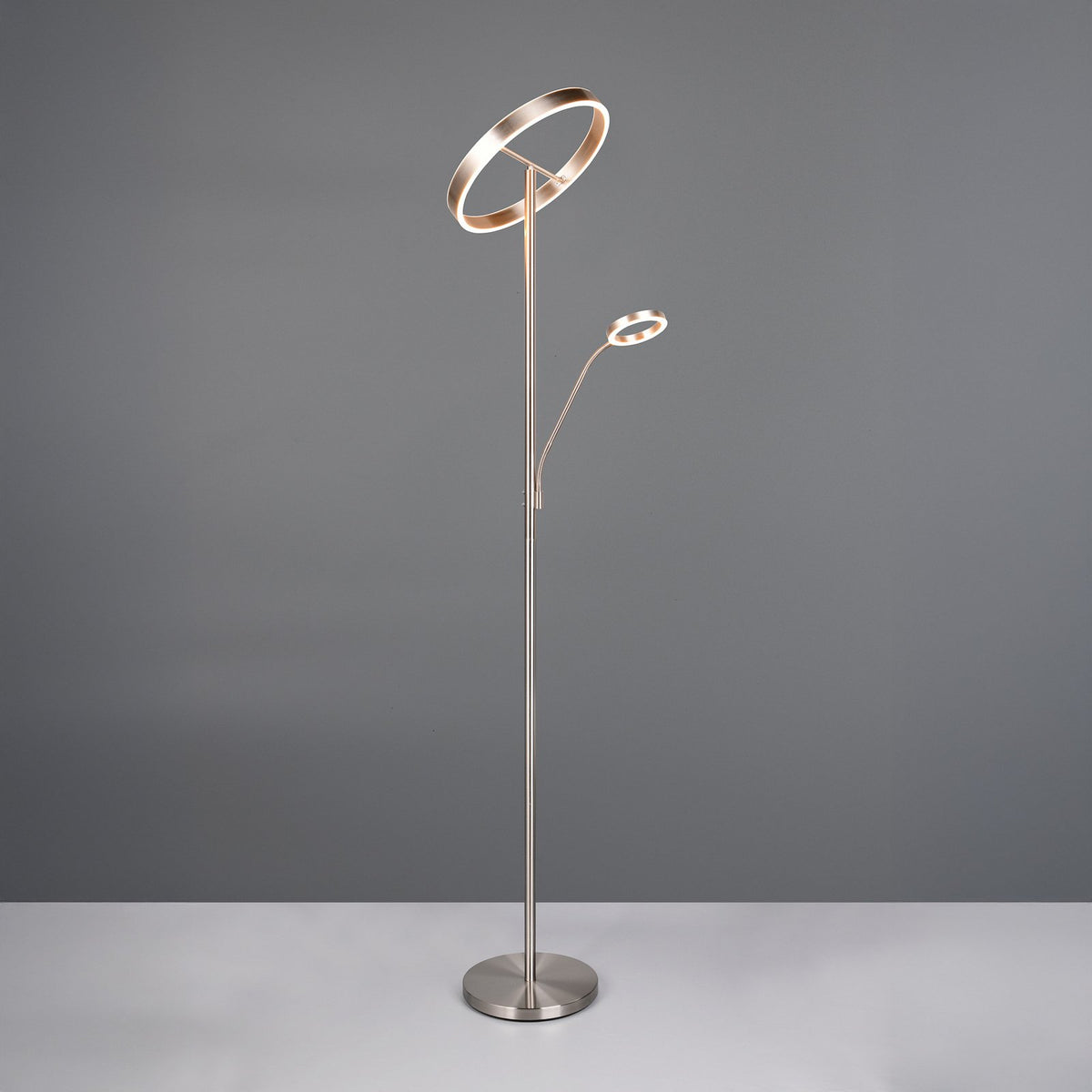 TRIO LIGHTING LED Stehlampe Leuchte Willis nickel Metall CCT Dimmer 180 cm288 - 4017807618129