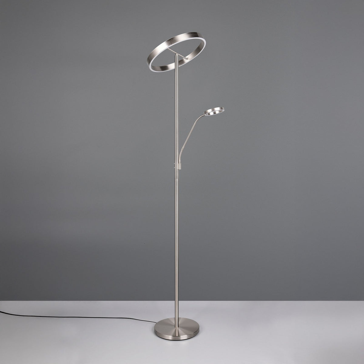 TRIO LIGHTING LED Stehlampe Leuchte Willis nickel Metall CCT Dimmer 180 cm288 - 4017807618129