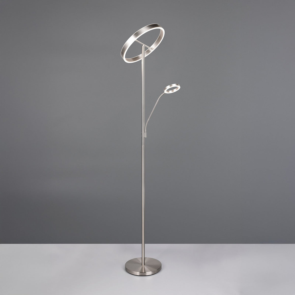 TRIO LIGHTING LED Stehlampe Leuchte Willis nickel Metall CCT Dimmer 180 cm288 - 4017807618129