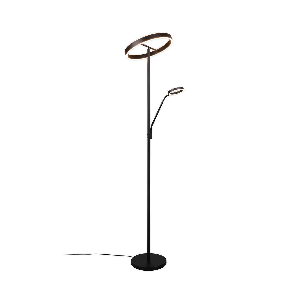 Trio Lighting LED Stehlampe Standlampe Willis schwarz matt Metall CCT Dimmer107 - 4017807618112