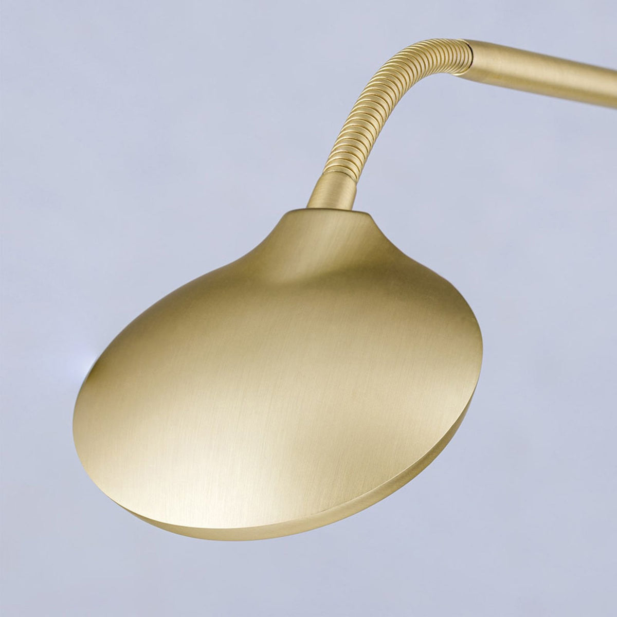 Cobra LED Stehleuchte Standlampe messing matt Stahl zweiflammig Dimmer Schalter - 9003090267408